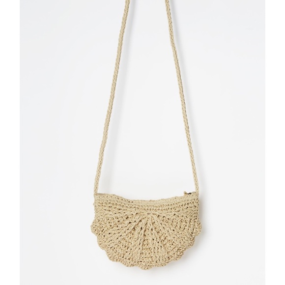 💛 Billabong Straw Crossbody Shoulder Bag - Picture 3 of 5